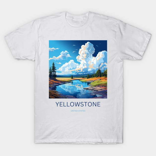 Yellowstone, United States T-Shirt by andreipopescu